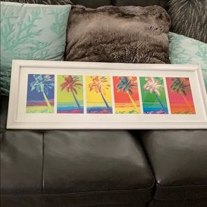 Neon palm tree picture